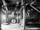 Ground floor mill, showing machinery
for driving millstones and rolls