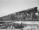 Filling trestle west of Eastern Avenue