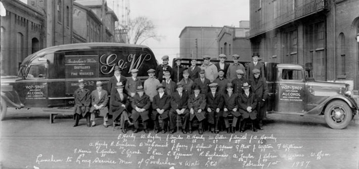 G&W long service employees 1937